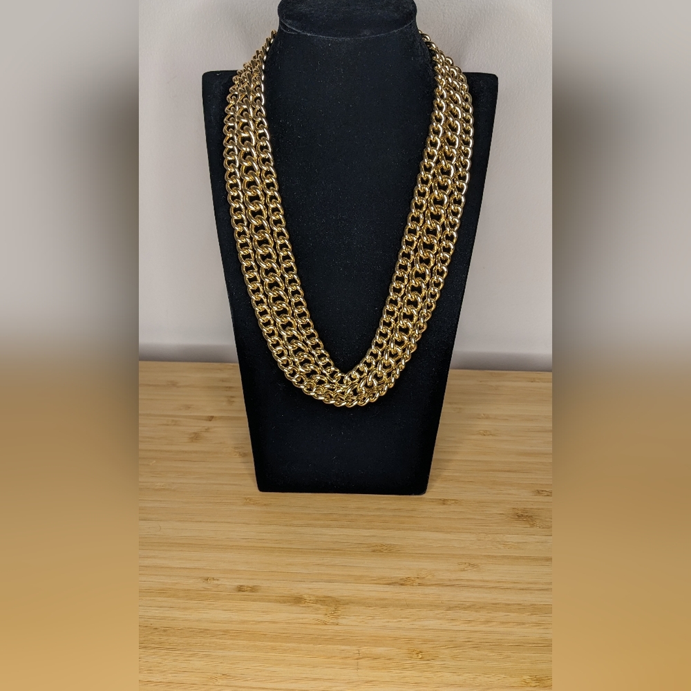Banana Republic Three Strand Gold Chain
